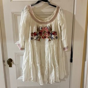 Free people embroidered dress